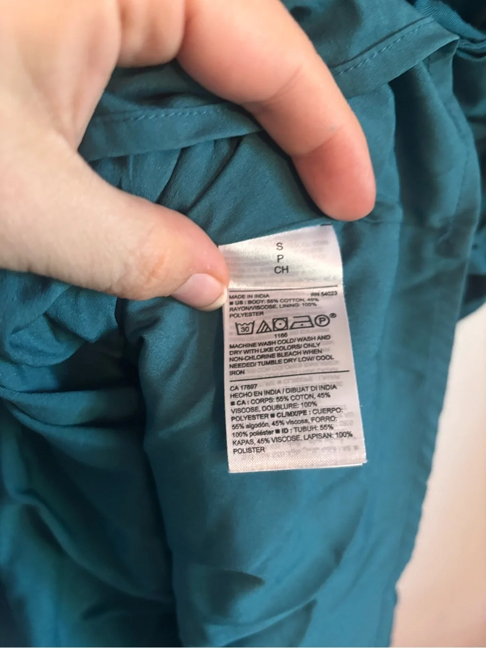 Old Navy Teal Green Cami Ruffled Tie Waist Casual Midi/Maxi Dress - Picture 6 of 7